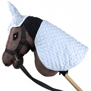 SKIPPI Decke und Fliegenhaube für Hobby Horse – Blau