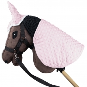 SKIPPI Decke und Fliegenhaube für Hobby Horse – Rosa