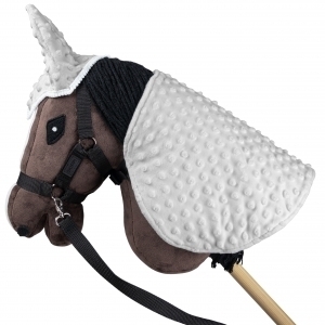 SKIPPI Decke und Fliegenhaube für Hobby Horse – Graue